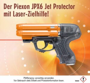 Piexon JPX6 Jet Protector mit Laser und 4-Schuss-Magazin